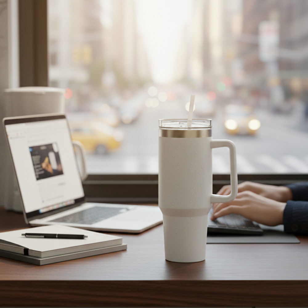 HydraGrip Tumbler with Straw